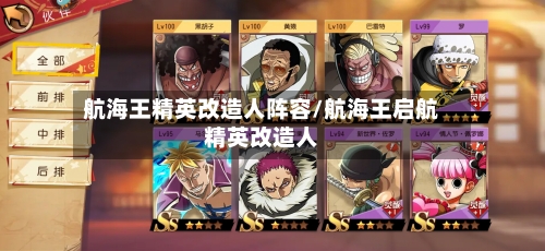 航海王精英改造人阵容/航海王启航精英改造人-第2张图片
