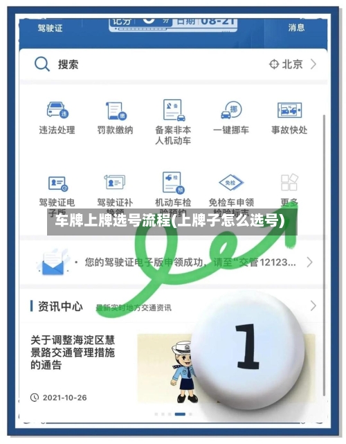 车牌上牌选号流程(上牌子怎么选号)
