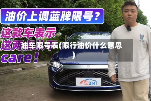油车限号表(限行油价什么意思)
