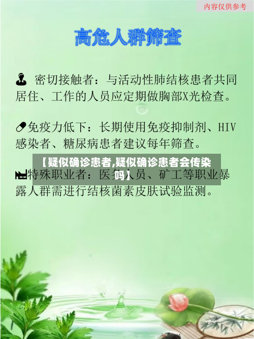 【疑似确诊患者,疑似确诊患者会传染吗】
