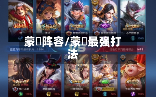 蒙犽阵容/蒙犽最强打法-第2张图片