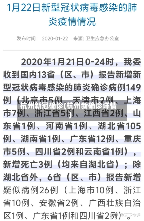 杭州新冠确诊(杭州新确诊详情)-第2张图片
