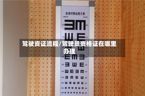 驾驶资证流程/驾驶员资格证在哪里办理