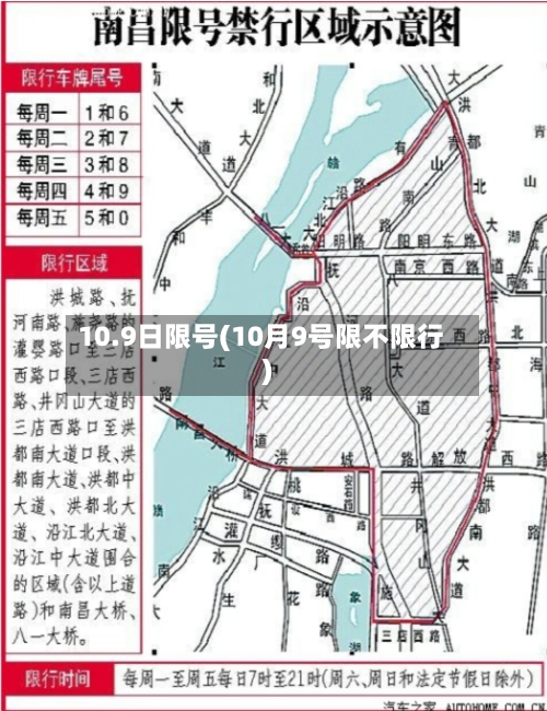 10.9日限号(10月9号限不限行)-第2张图片