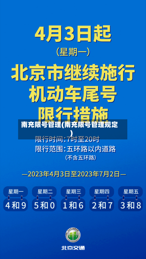 南充限号管理(南充限号管理规定)-第3张图片