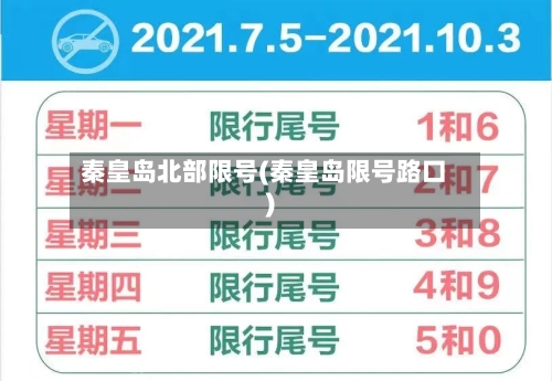 秦皇岛北部限号(秦皇岛限号路口)