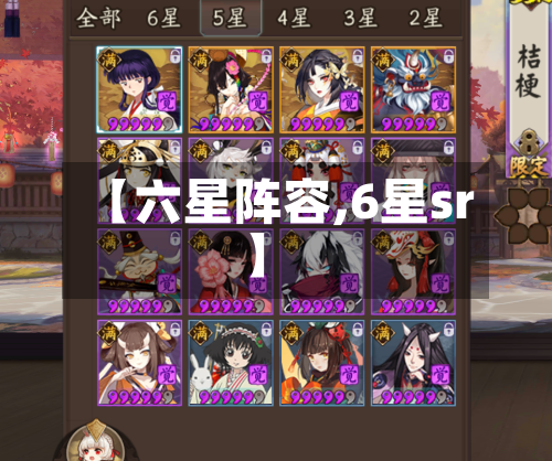 【六星阵容,6星sr】-第2张图片