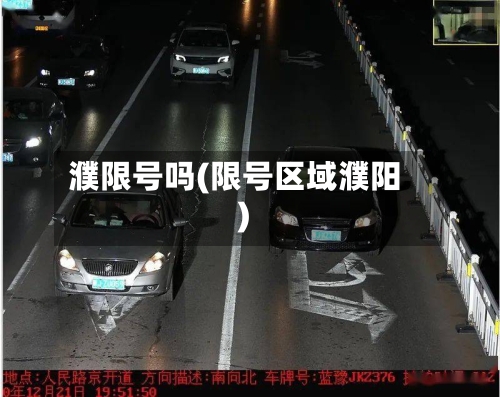 濮限号吗(限号区域濮阳)-第2张图片