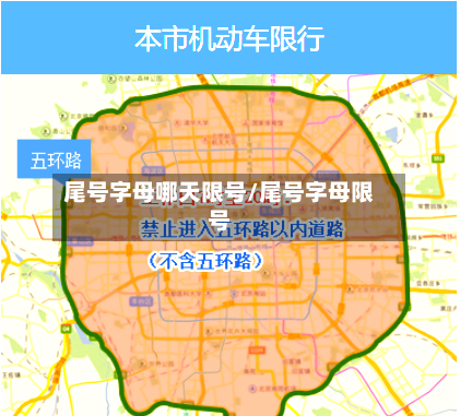 尾号字母哪天限号/尾号字母限号-第3张图片