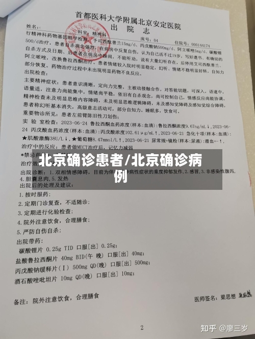 北京确诊患者/北京确诊病例
