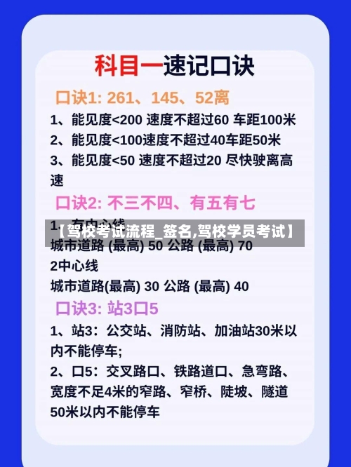 【驾校考试流程_签名,驾校学员考试】-第2张图片