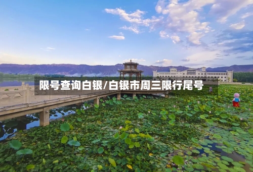 限号查询白银/白银市周三限行尾号-第2张图片