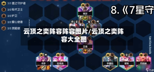 云顶之奕阵容阵容图片/云顶之奕阵容大全图-第2张图片