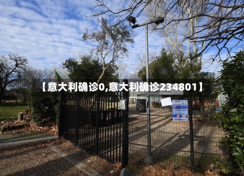 【意大利确诊0,意大利确诊234801】-第3张图片