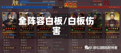 全阵容白板/白板伤害