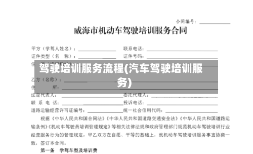 驾驶培训服务流程(汽车驾驶培训服务)
