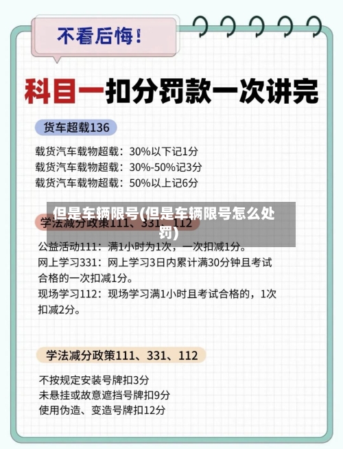 但是车辆限号(但是车辆限号怎么处罚)