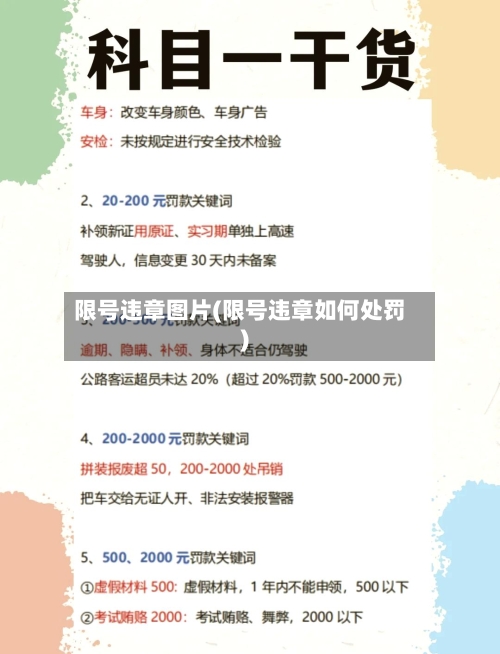 限号违章图片(限号违章如何处罚)-第3张图片