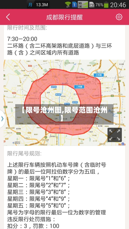 【限号沧州图,限号范围沧州】