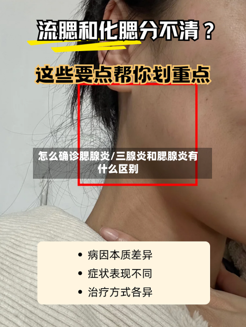 怎么确诊腮腺炎/三腺炎和腮腺炎有什么区别-第2张图片