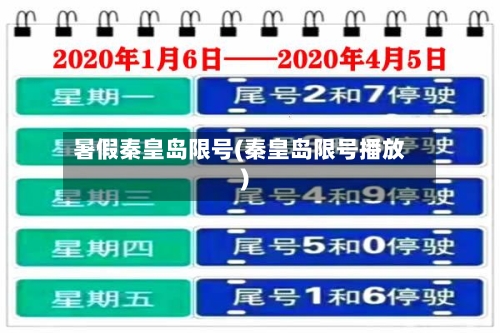 暑假秦皇岛限号(秦皇岛限号播放)-第2张图片