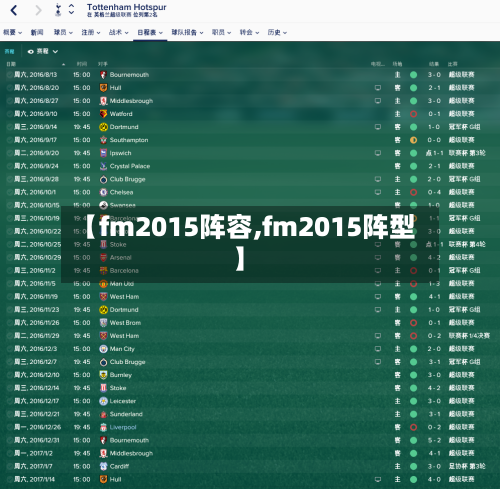 【fm2015阵容,fm2015阵型】-第2张图片