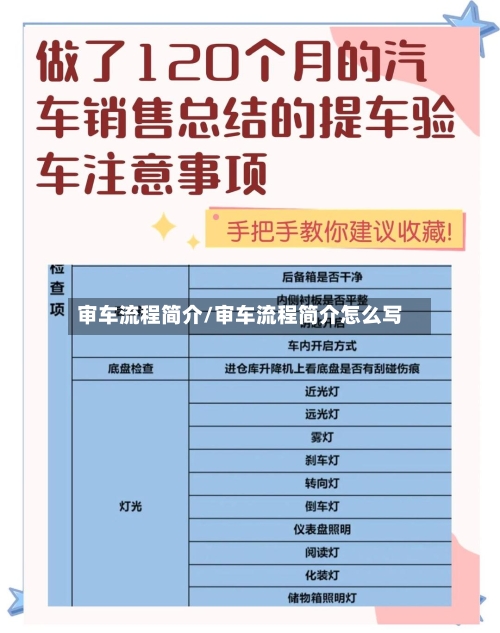 审车流程简介/审车流程简介怎么写-第2张图片