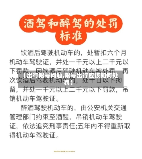 【出行限号问题,限号出行应该如何处罚】-第2张图片