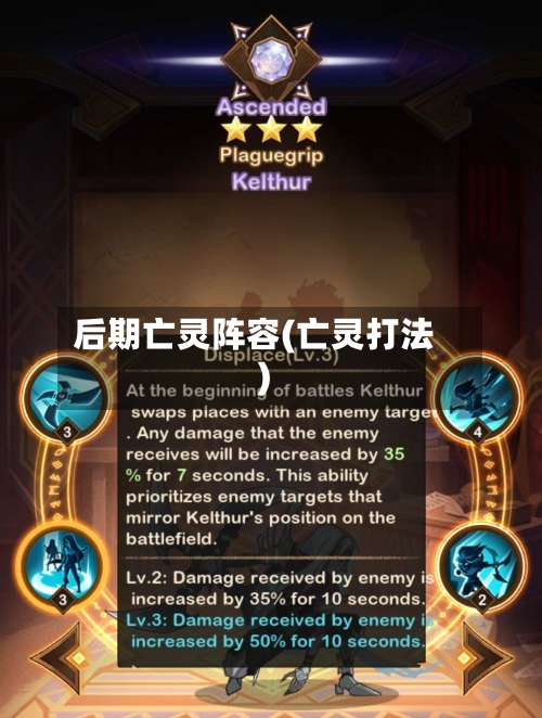 后期亡灵阵容(亡灵打法)-第2张图片