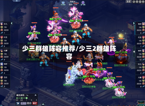 少三群雄阵容推荐/少三2群雄阵容