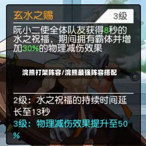 浣熊打架阵容/浣熊最强阵容搭配-第3张图片