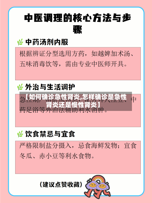 【如何确诊急性肾炎,怎样确诊是急性肾炎还是慢性肾炎】-第2张图片
