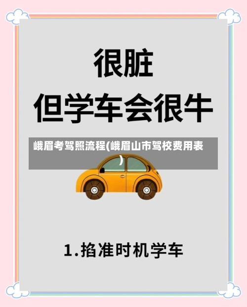 峨眉考驾照流程(峨眉山市驾校费用表)-第2张图片