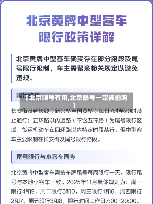 【北京限号有用,北京限号一定被拍吗】