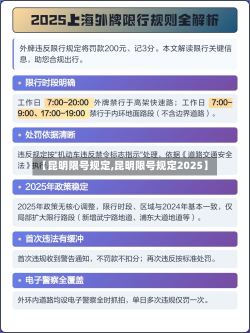 【昆明限号规定,昆明限号规定2025】