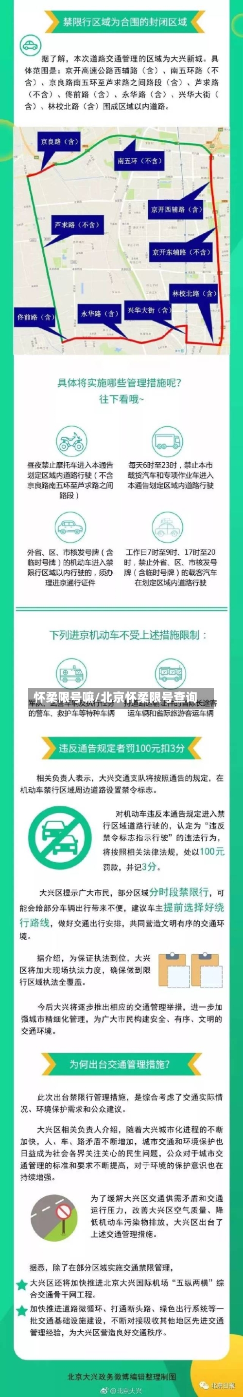 怀柔限号嘛/北京怀柔限号查询-第2张图片