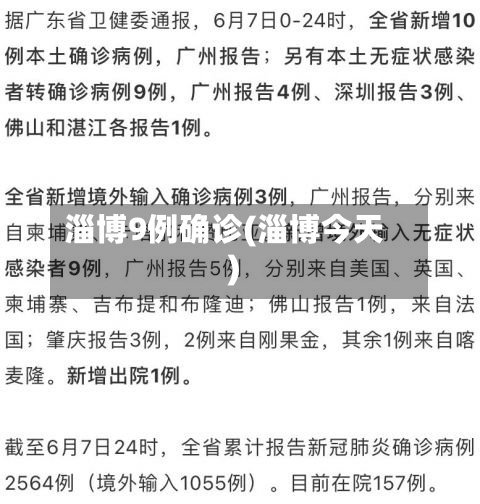 淄博9例确诊(淄博今天)