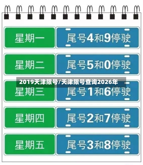 2019天津限号/天津限号查询2026年-第3张图片